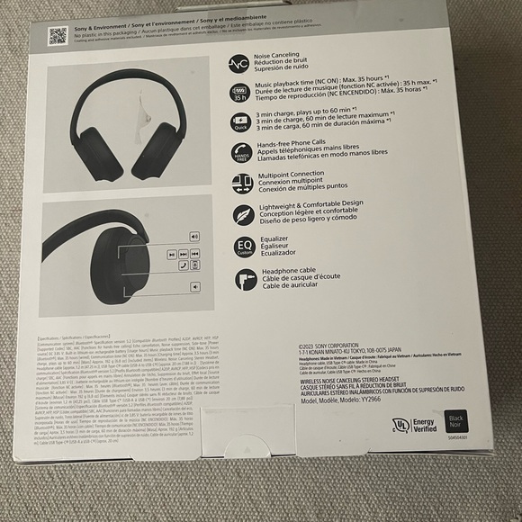 Sony noise cancelling headphones - Picture 2 of 8